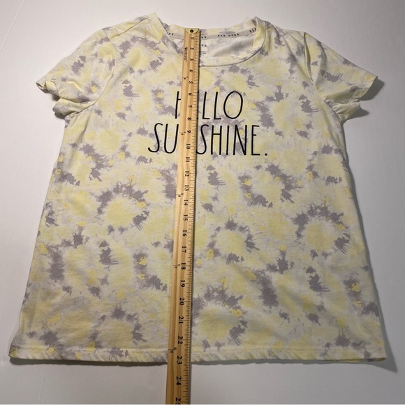 Rae Dunn “HELLO SUNSHINE” Short-Sleeve Icon T-Shirt - Picture 11 of 13
